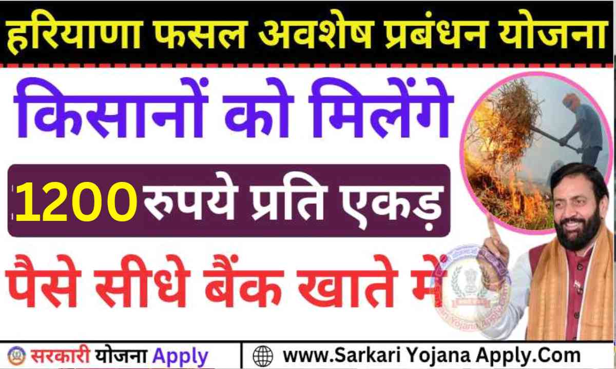 Haryana Crop Residue Management Kharif Scheme