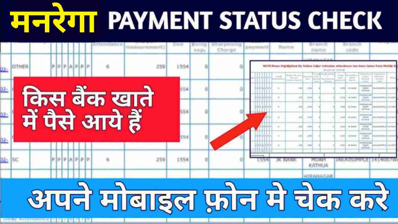 How to Check Mgnrega Payment Status